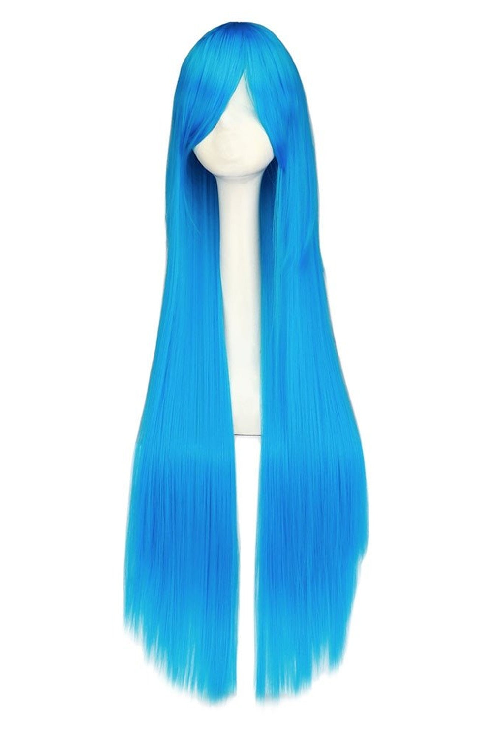 Y2k Long Blue Synthetic Wig