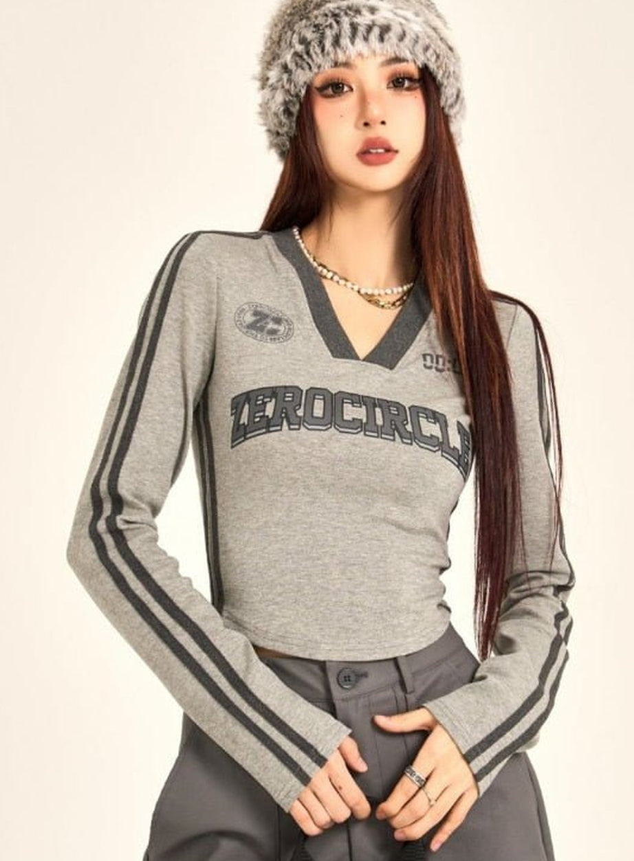 Y2k Long Sleeve T-Shirt "ZEROCIRCLE"