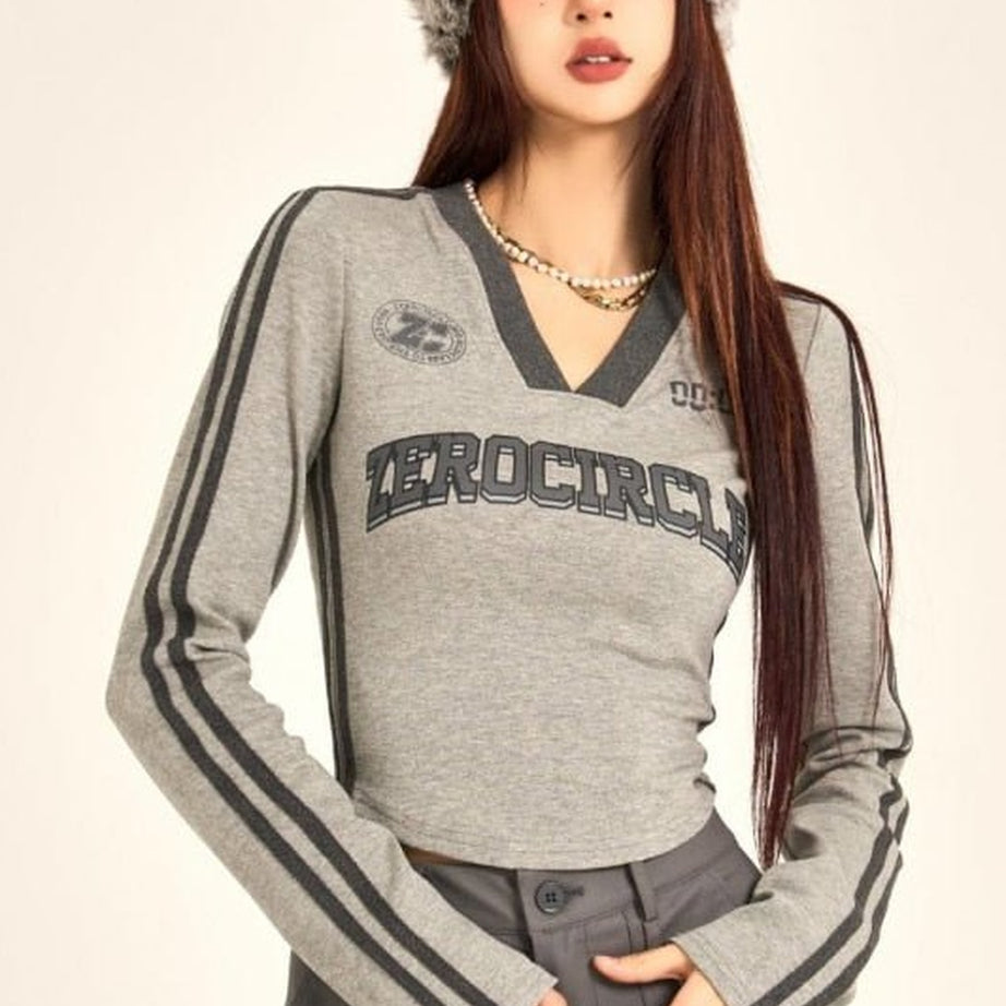 Y2k Long Sleeve T-Shirt "ZEROCIRCLE"