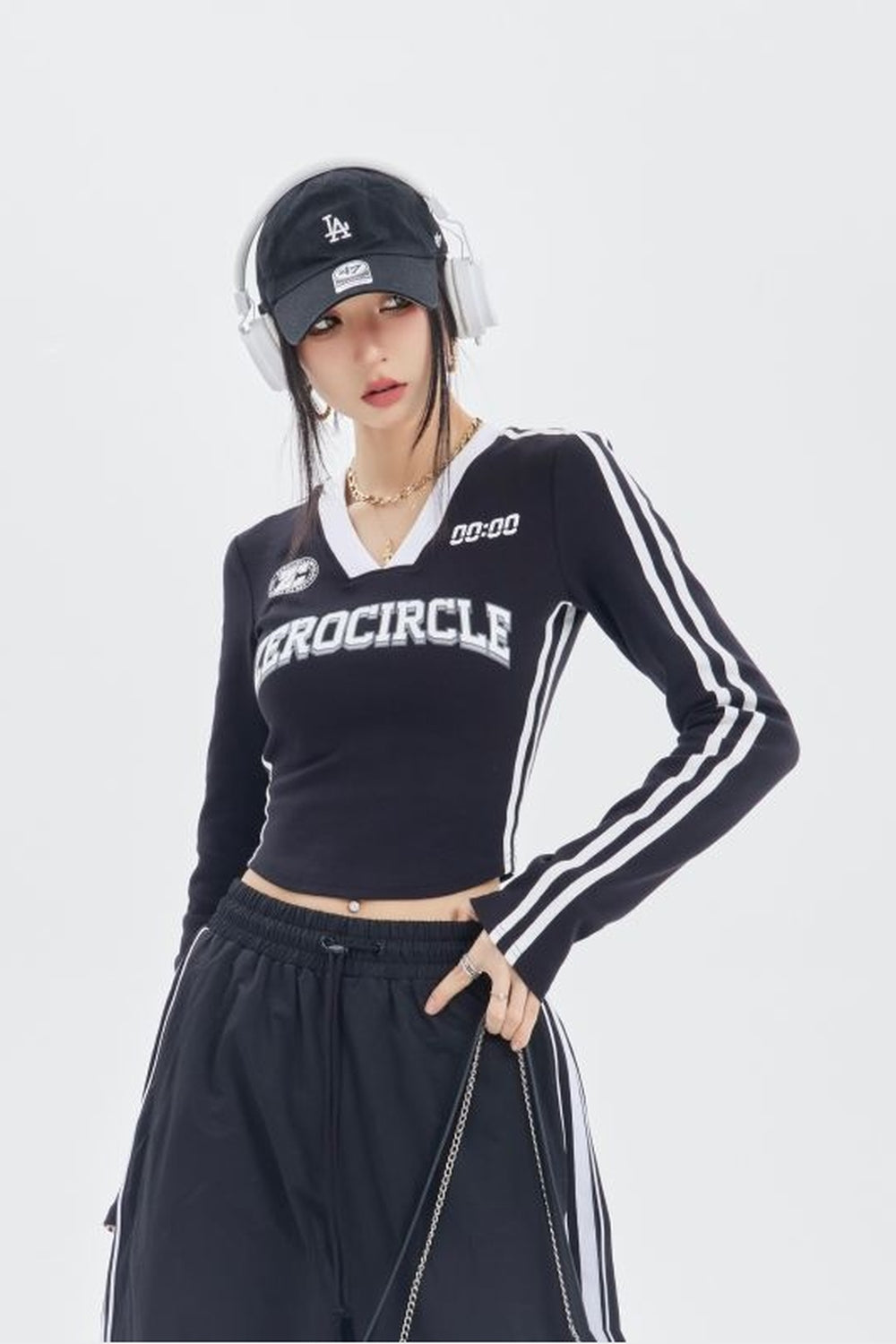 Y2k Long Sleeve T-Shirt "ZEROCIRCLE"