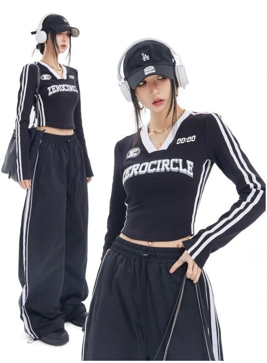 Y2k Long Sleeve T-Shirt "ZEROCIRCLE"