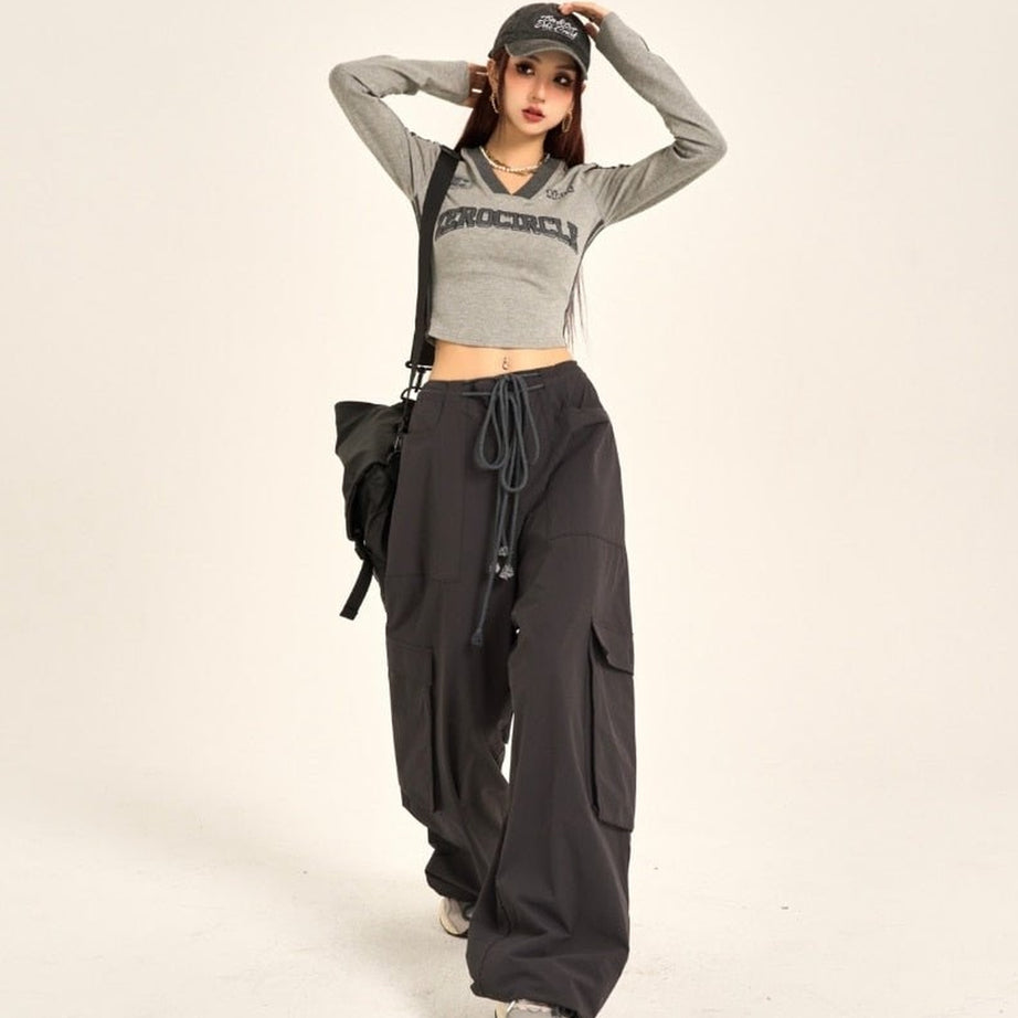 Y2k Long Sleeve T-Shirt "ZEROCIRCLE"