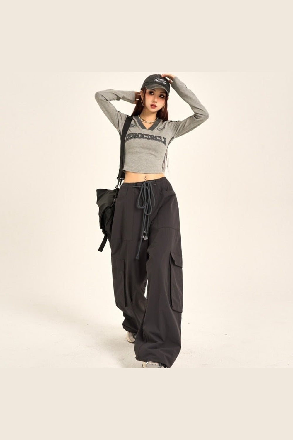 Y2k Long Sleeve T-Shirt "ZEROCIRCLE"