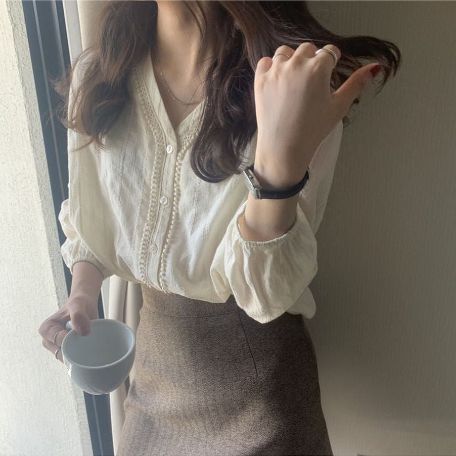 Y2k Long Sleeve Vintage Blouse