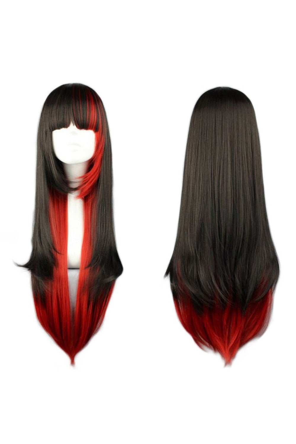 Y2k Long Straight Ombre Cosplay Wig