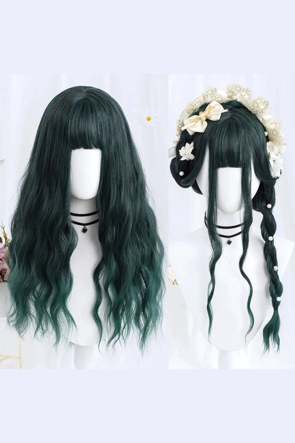 Y2k Long Wavy Purple Wig