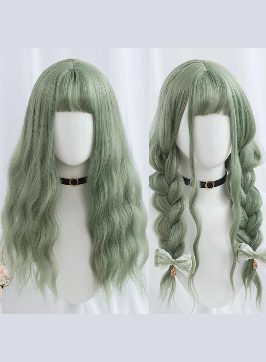 Y2k Long Wavy Purple Wig