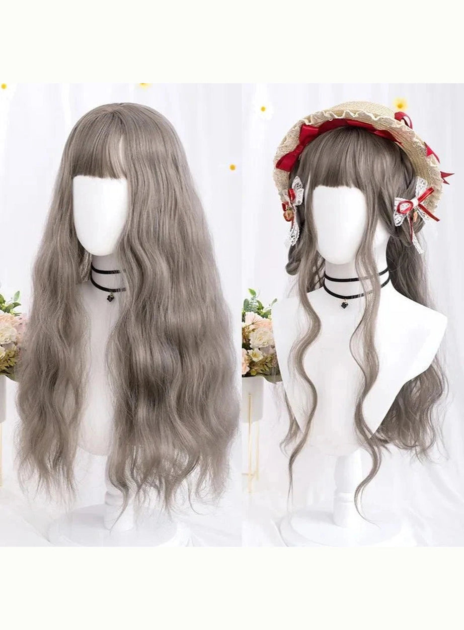 Y2k Long Wavy Purple Wig