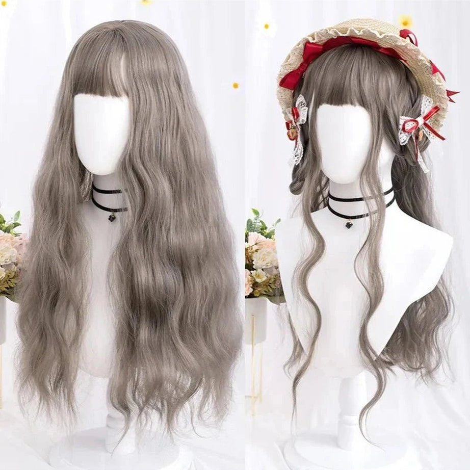 Y2k Long Wavy Purple Wig