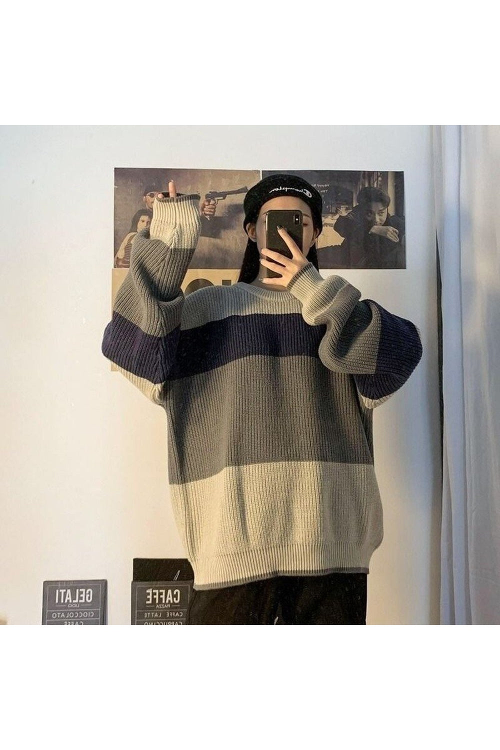 Y2k Loose Large Long Sleeve Sweater