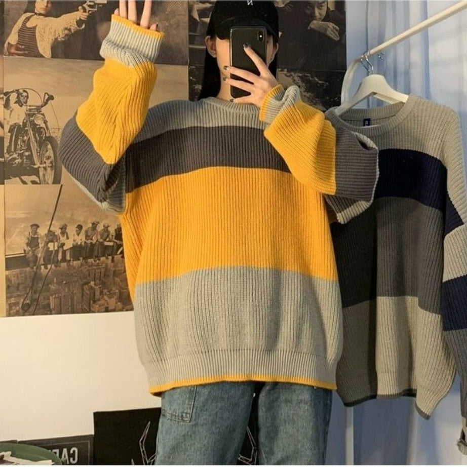 Y2k Loose Large Long Sleeve Sweater