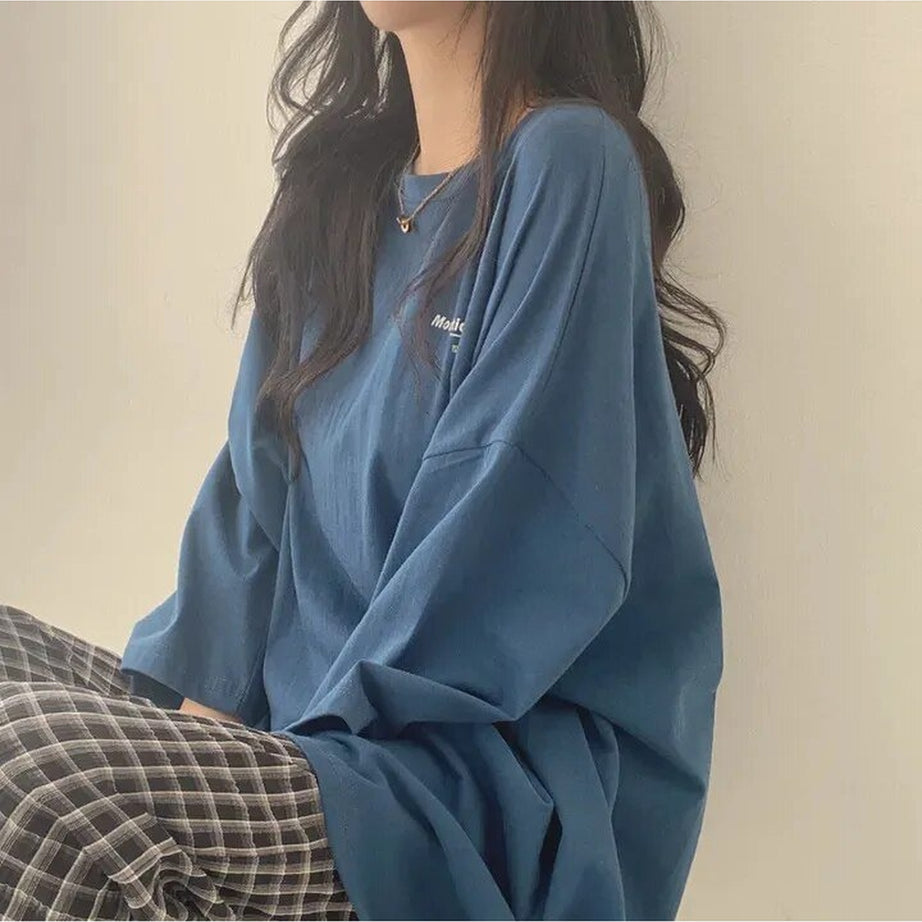 Y2k Loose Long Sleeve Hiphop T-Shirt