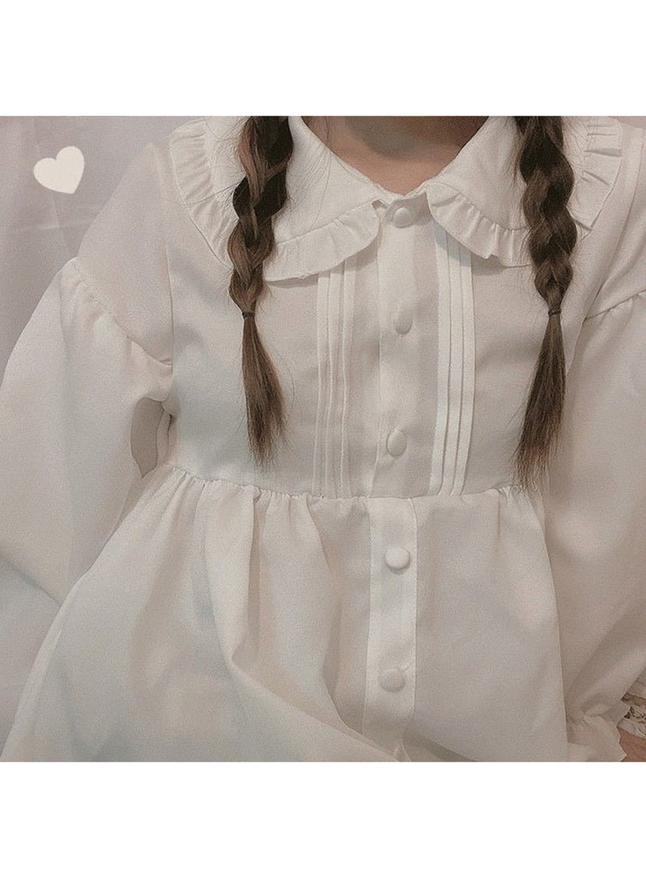 Y2k Loose Peter Pan Collar Dress