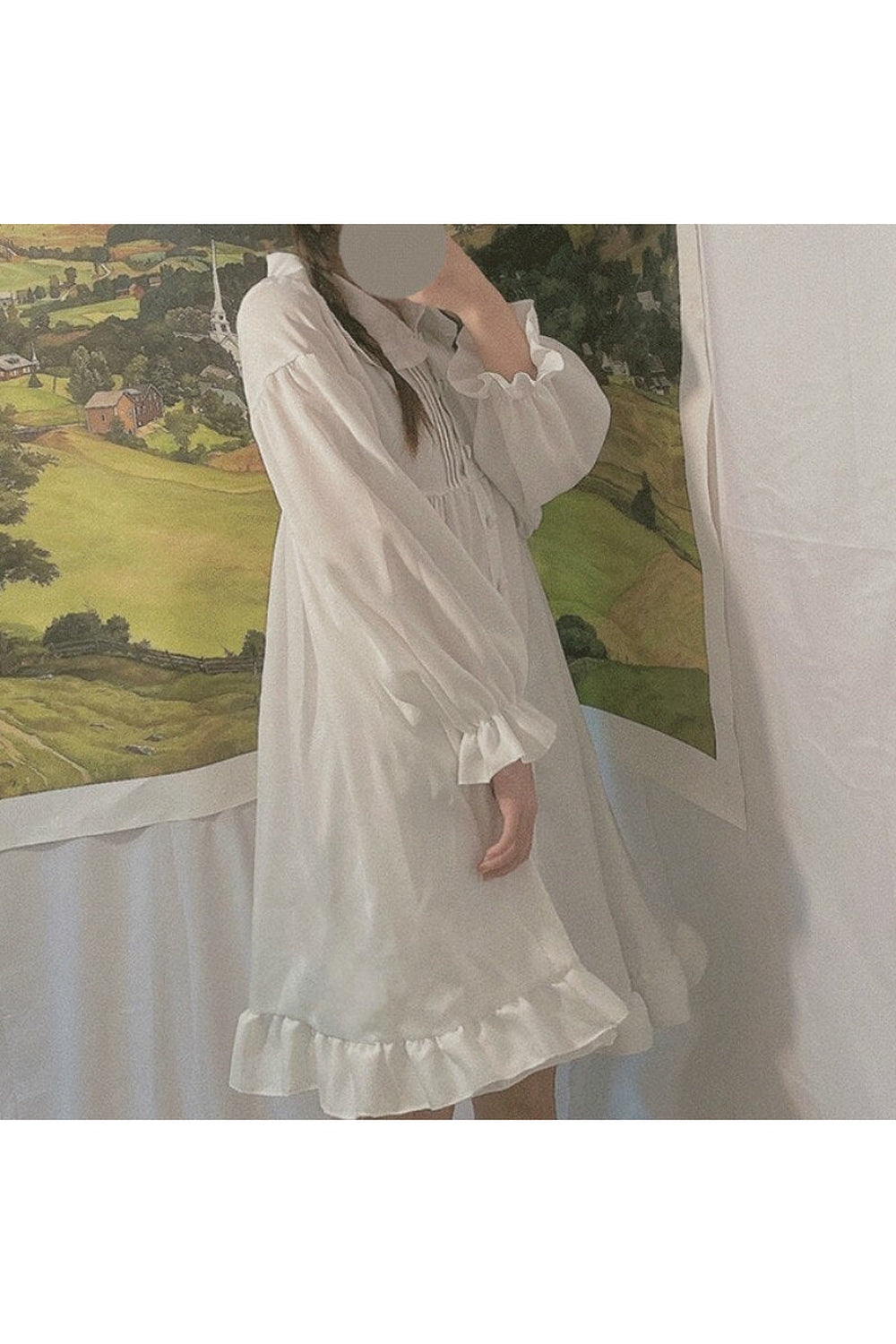 Y2k Loose Peter Pan Collar Dress