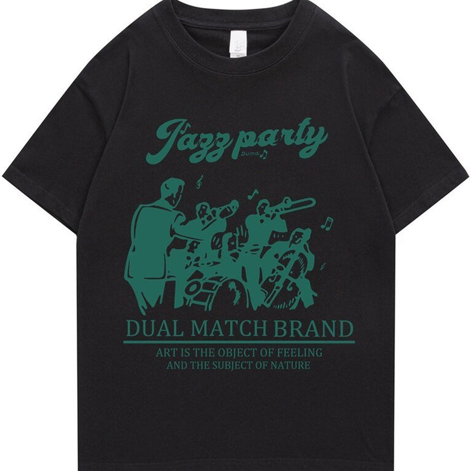 Y2k Loose retro printed T-shirt