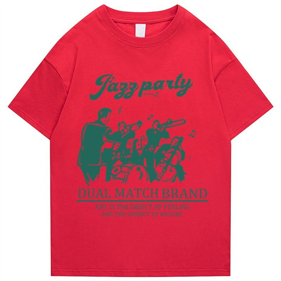 Y2k Loose retro printed T-shirt