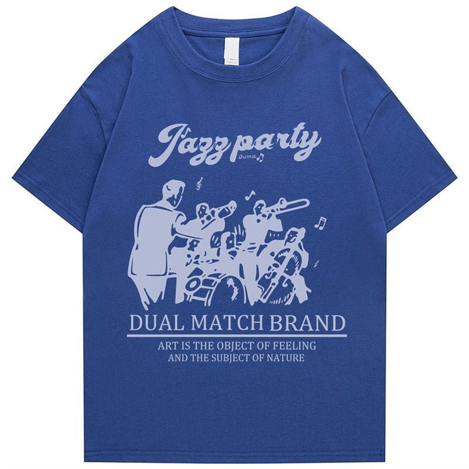 Y2k Loose retro printed T-shirt