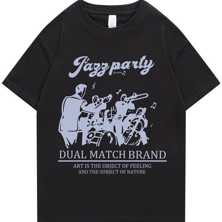 Y2k Loose retro printed T-shirt