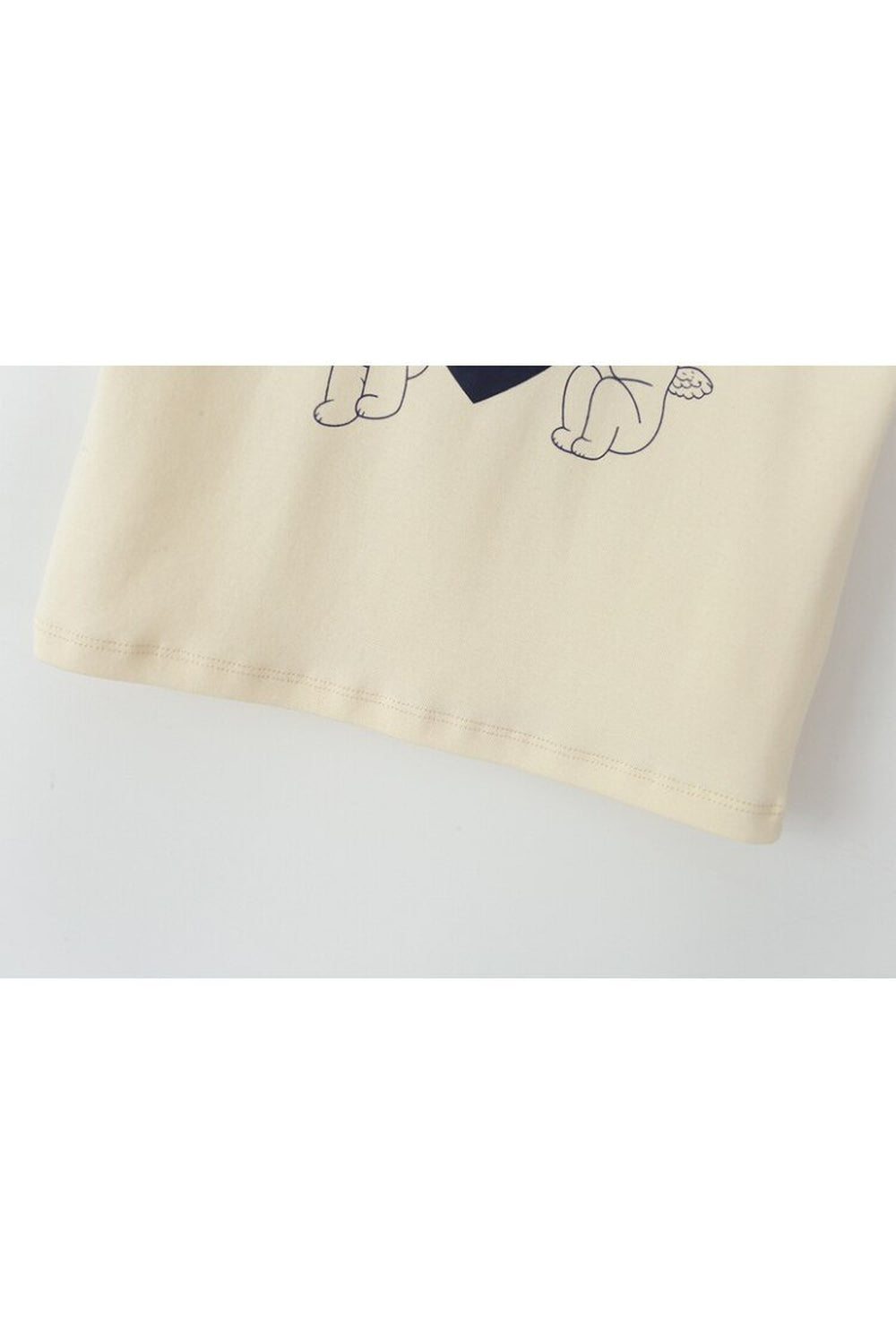 Y2k Lovecore Beige Retro T-shirt