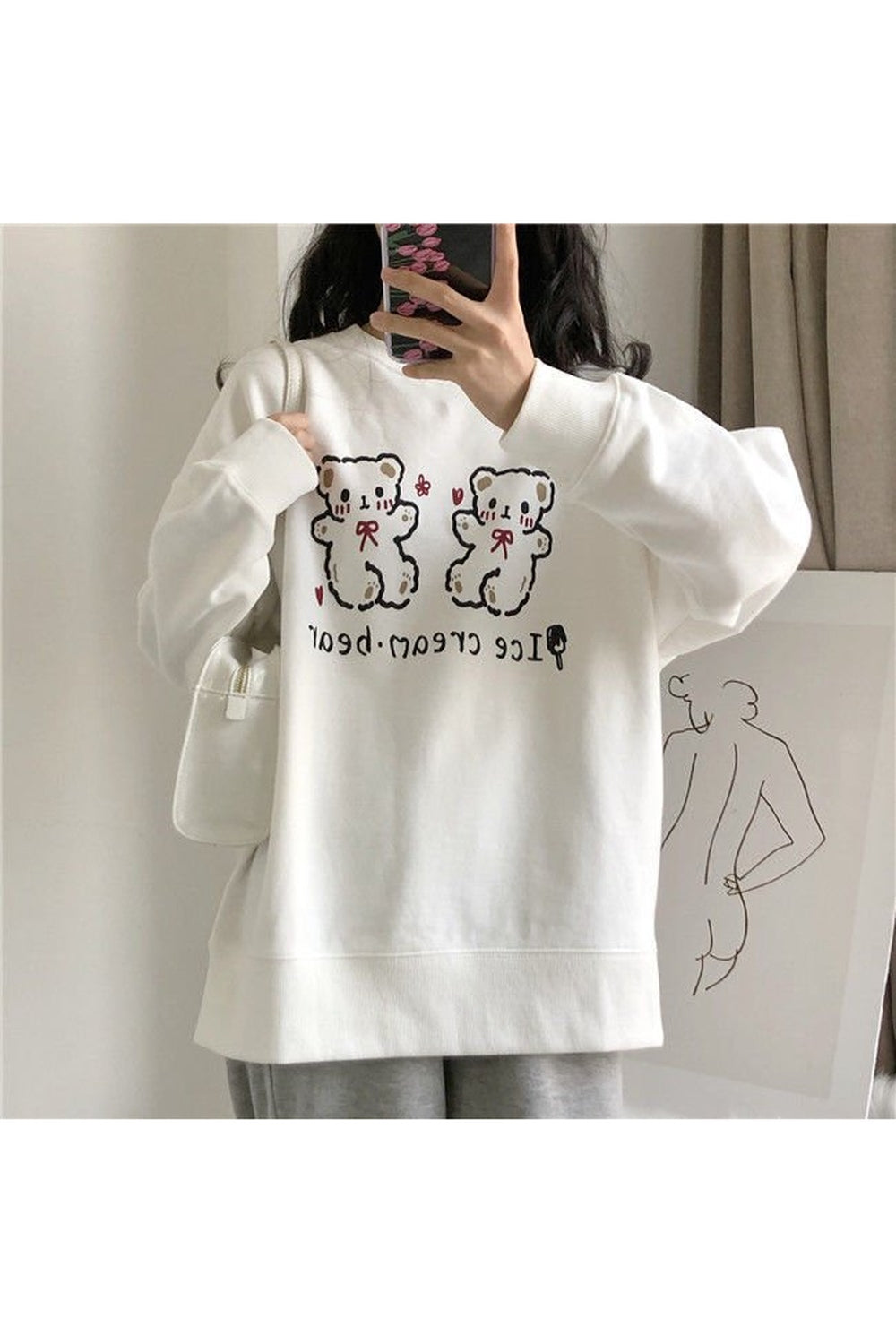 Y2k Lovely Bears Kawaii Sweatshirt