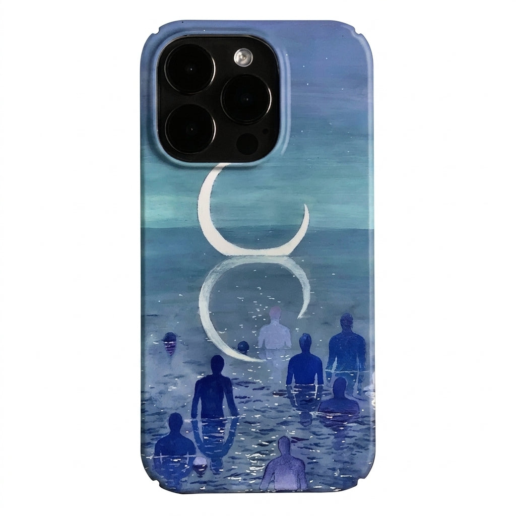 Goth Y2K Tide Silhouette iPhone Case