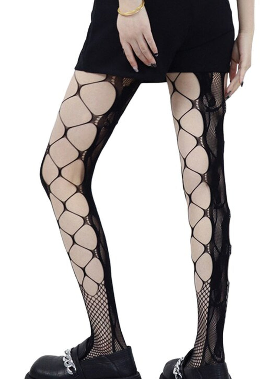Y2k Mesh Fishnet Hollowed-out Stockings