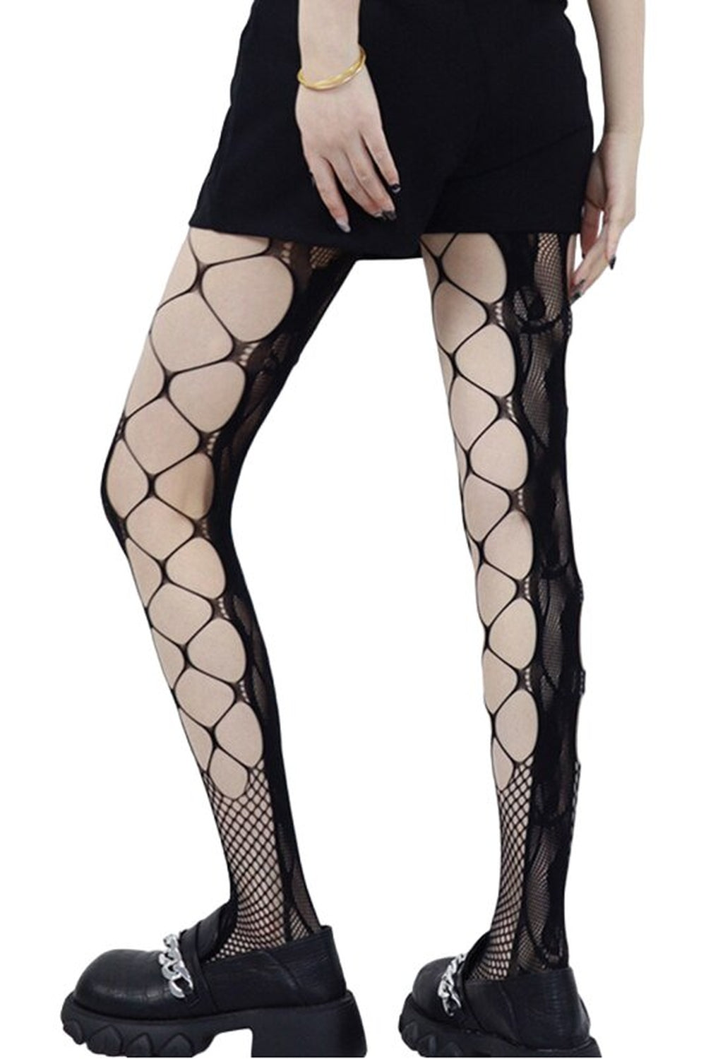 Y2k Mesh Fishnet Hollowed-out Stockings