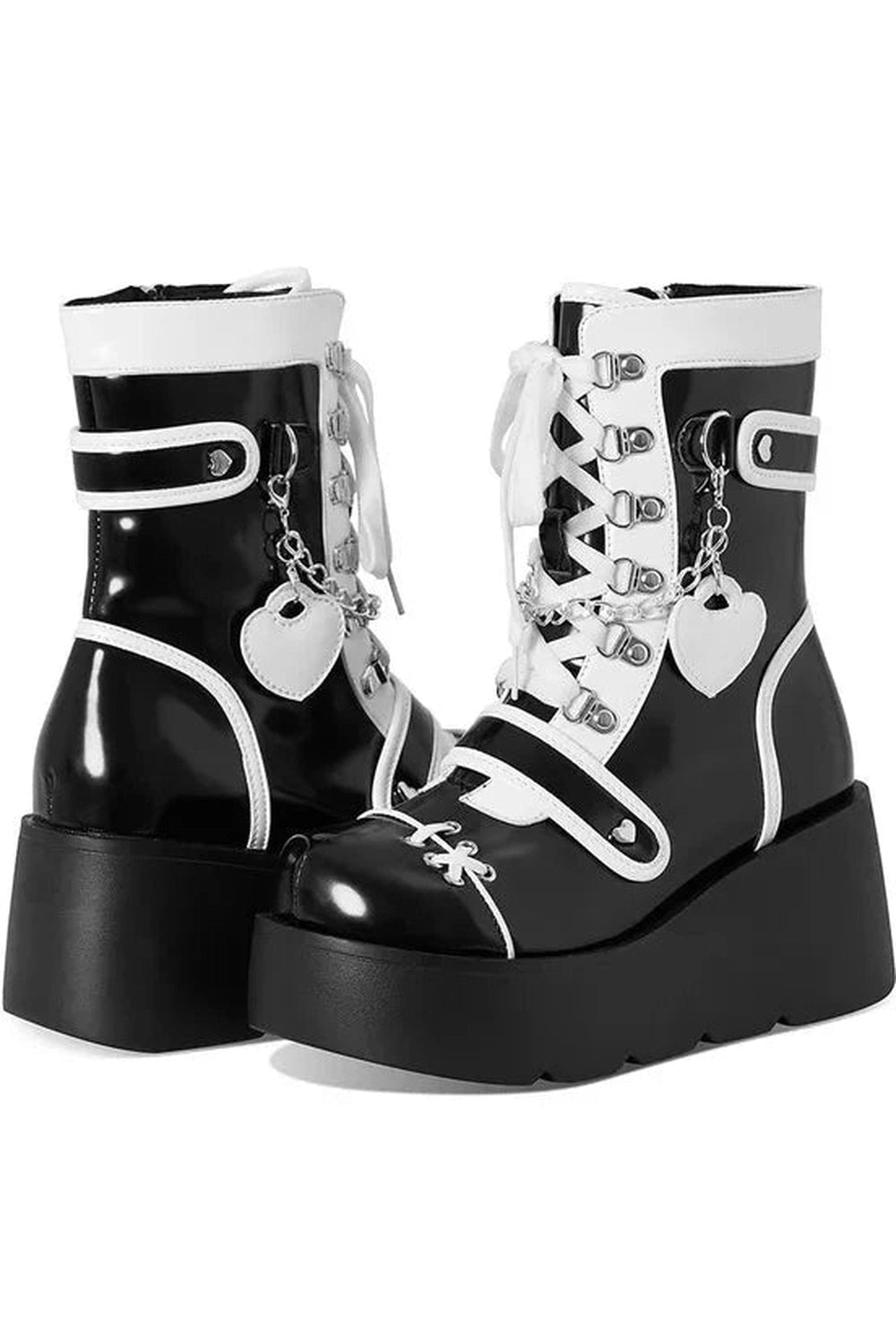 Y2k Metal Decor Punk Boots