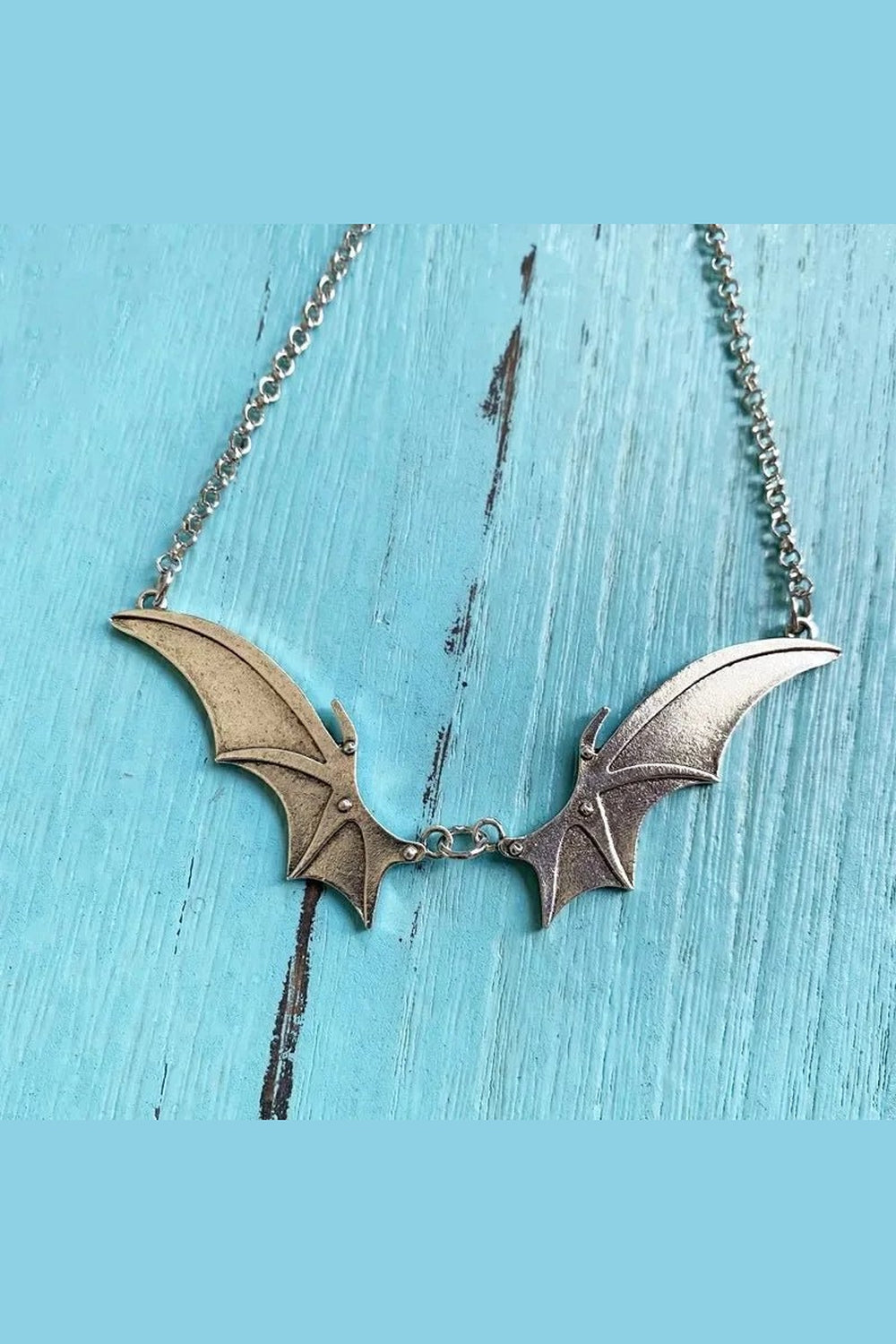 Y2k Midnight Bat Wing Necklace