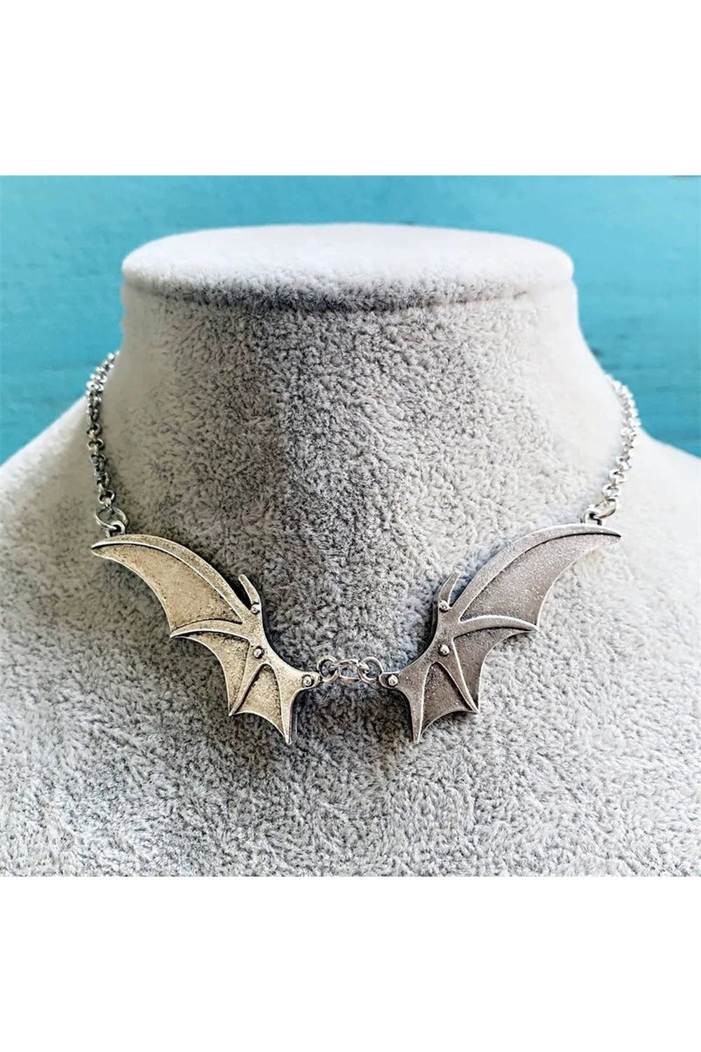 Y2k Midnight Bat Wing Necklace