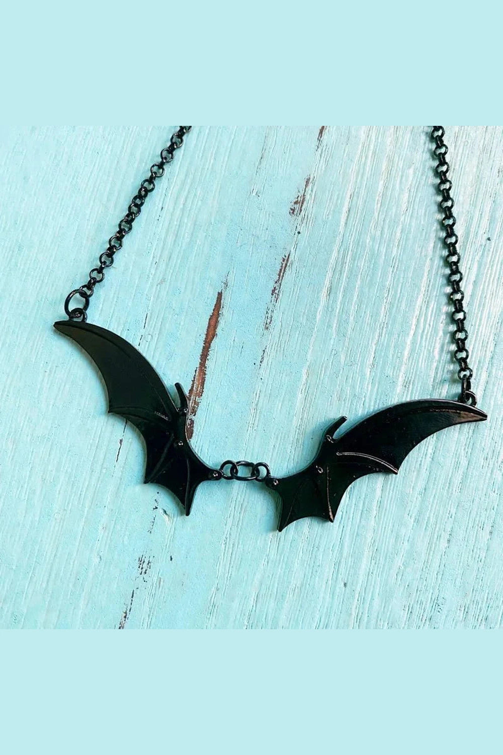 Y2k Midnight Bat Wing Necklace