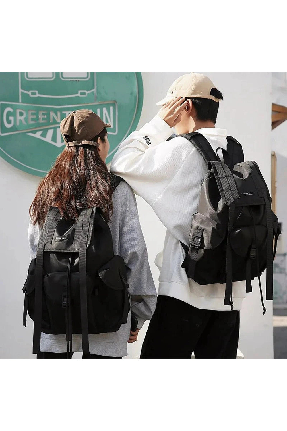 Y2k Midnight Urban Utility Backpack