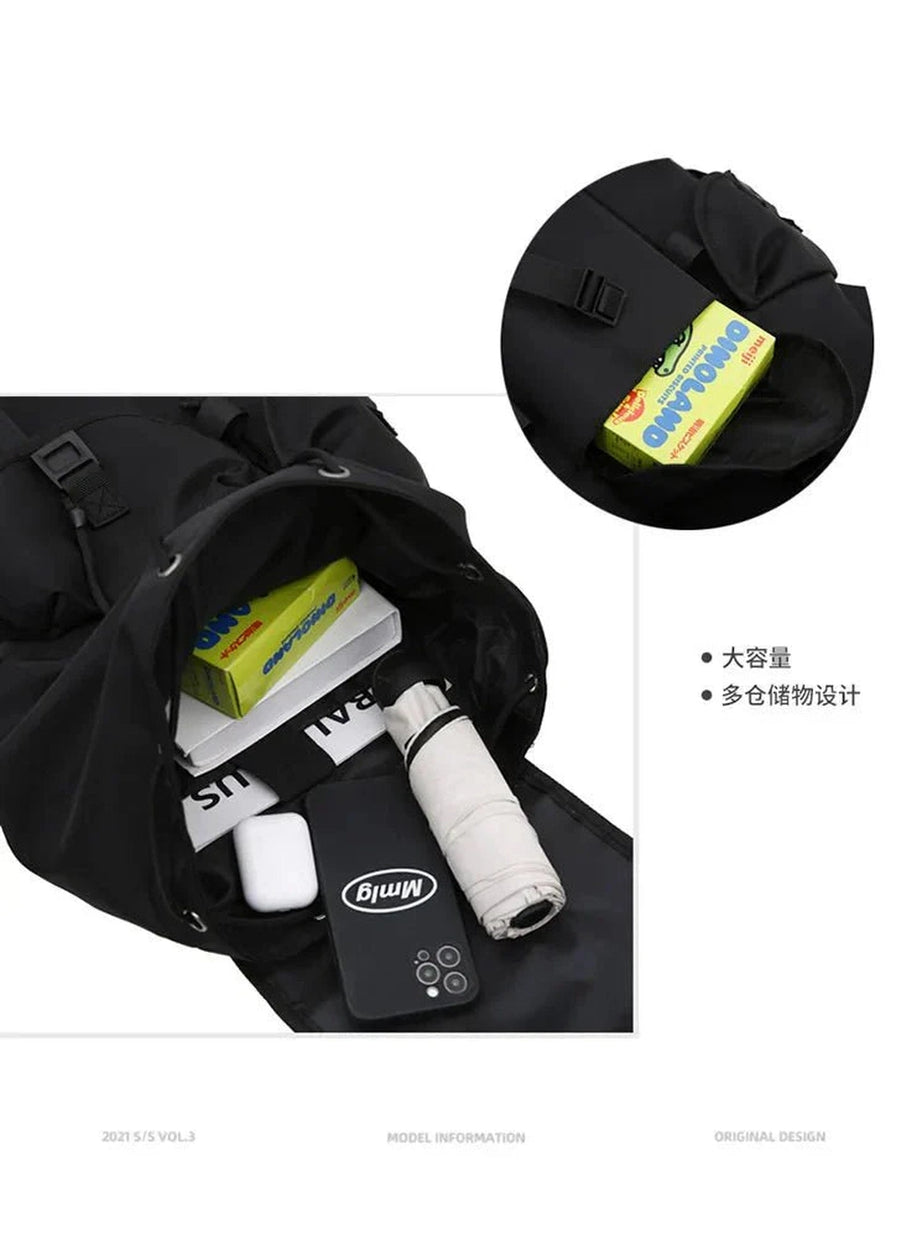 Y2k Midnight Urban Utility Backpack