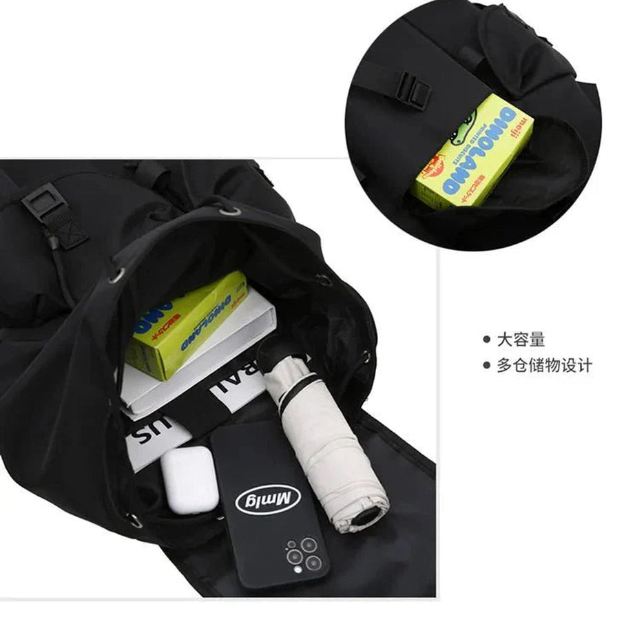 Y2k Midnight Urban Utility Backpack