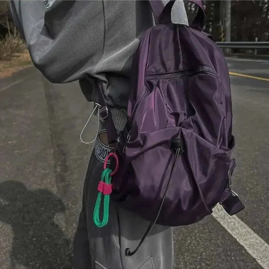 Y2k Midnight Violet Urban Backpack