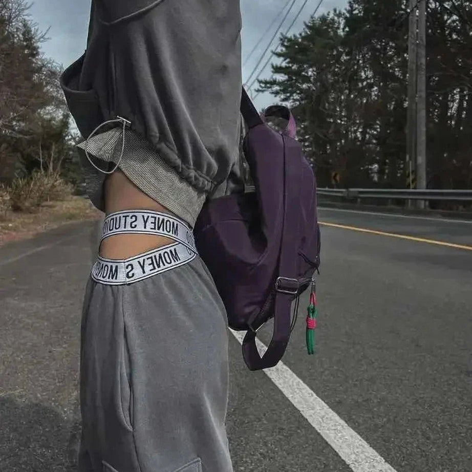 Y2k Midnight Violet Urban Backpack