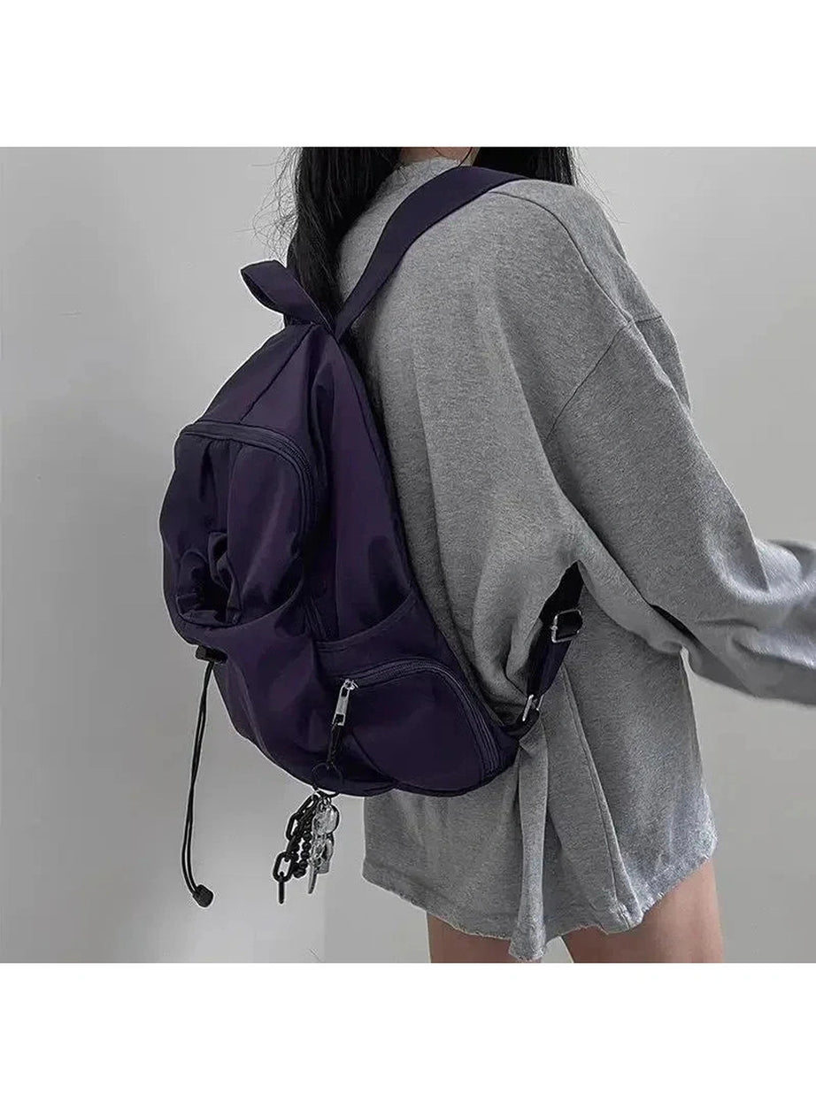 Y2k Midnight Violet Urban Backpack