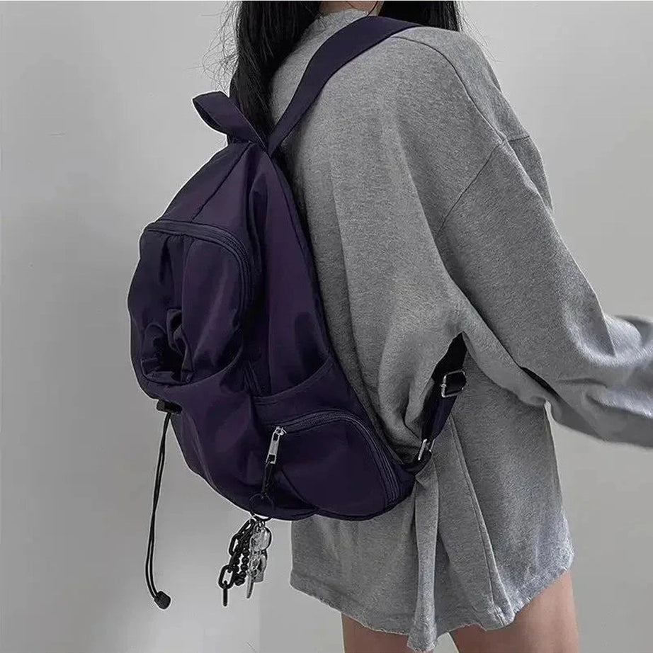 Y2k Midnight Violet Urban Backpack