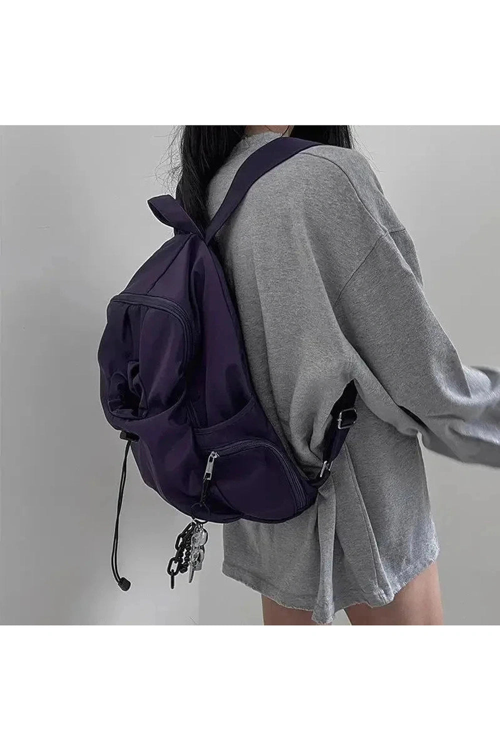 Y2k Midnight Violet Urban Backpack