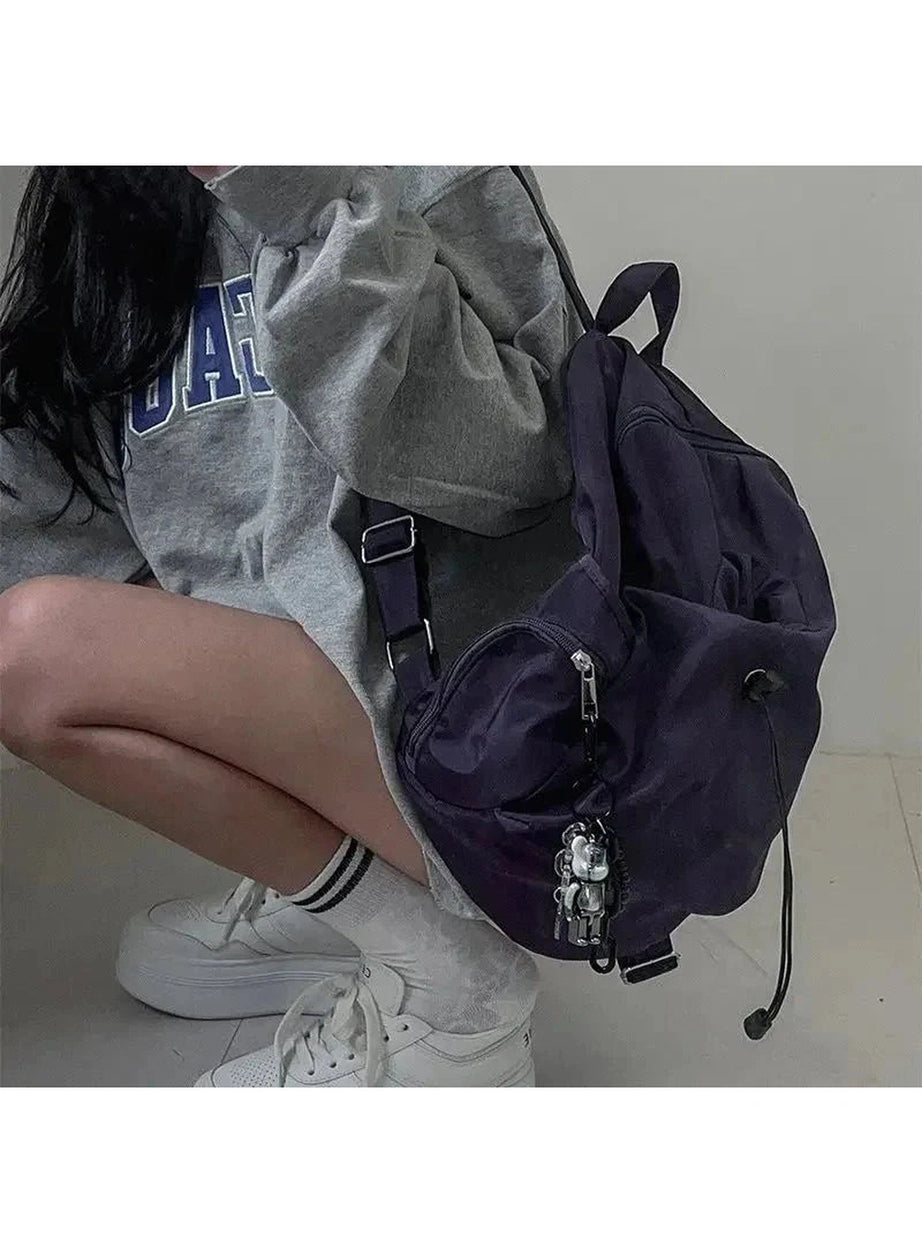Y2k Midnight Violet Urban Backpack