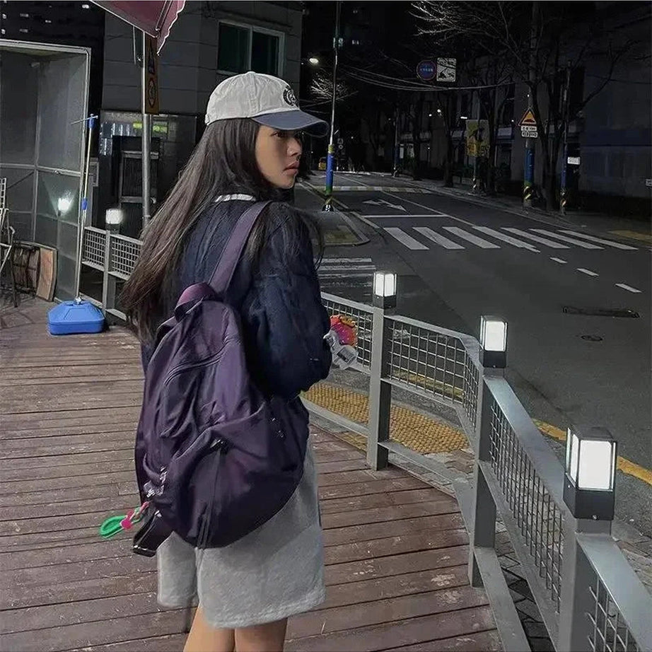 Y2k Midnight Violet Urban Backpack