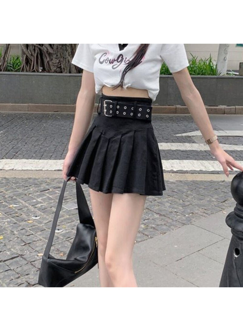 Y2k Mini Pleated Korean Style Skirt