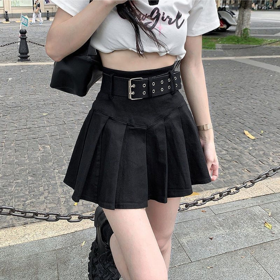 Y2k Mini Pleated Korean Style Skirt