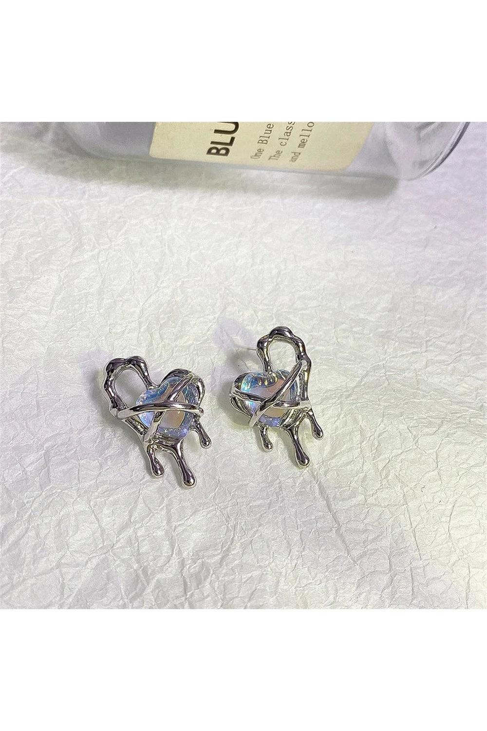 Y2k Moon Tassel Butterfly Drop Earrings