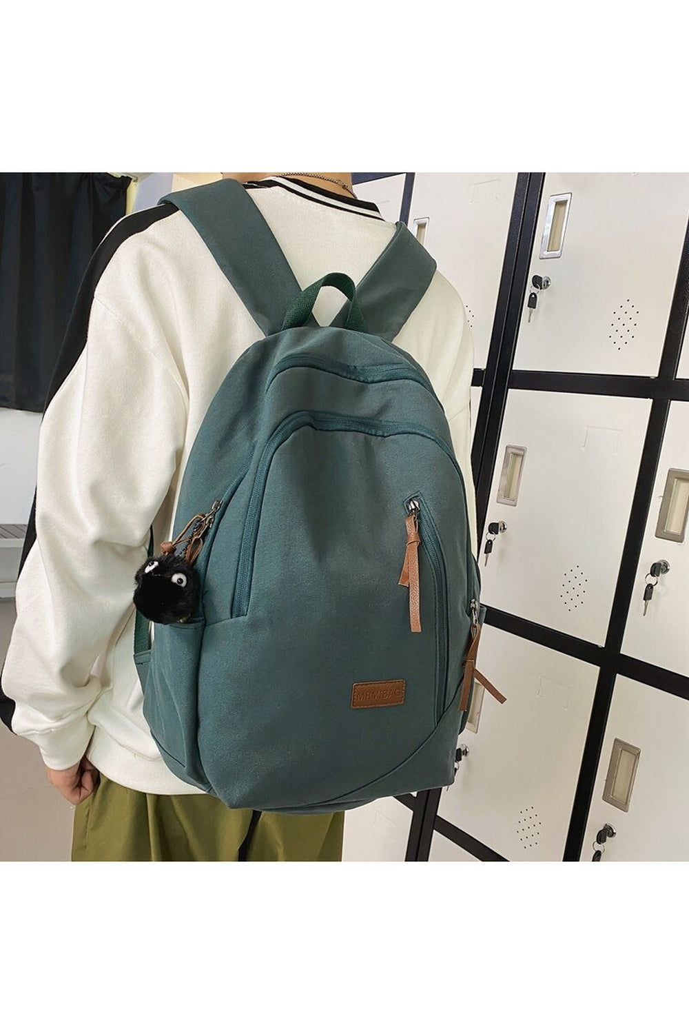 Y2k Multi Pocket Canvas Backpack