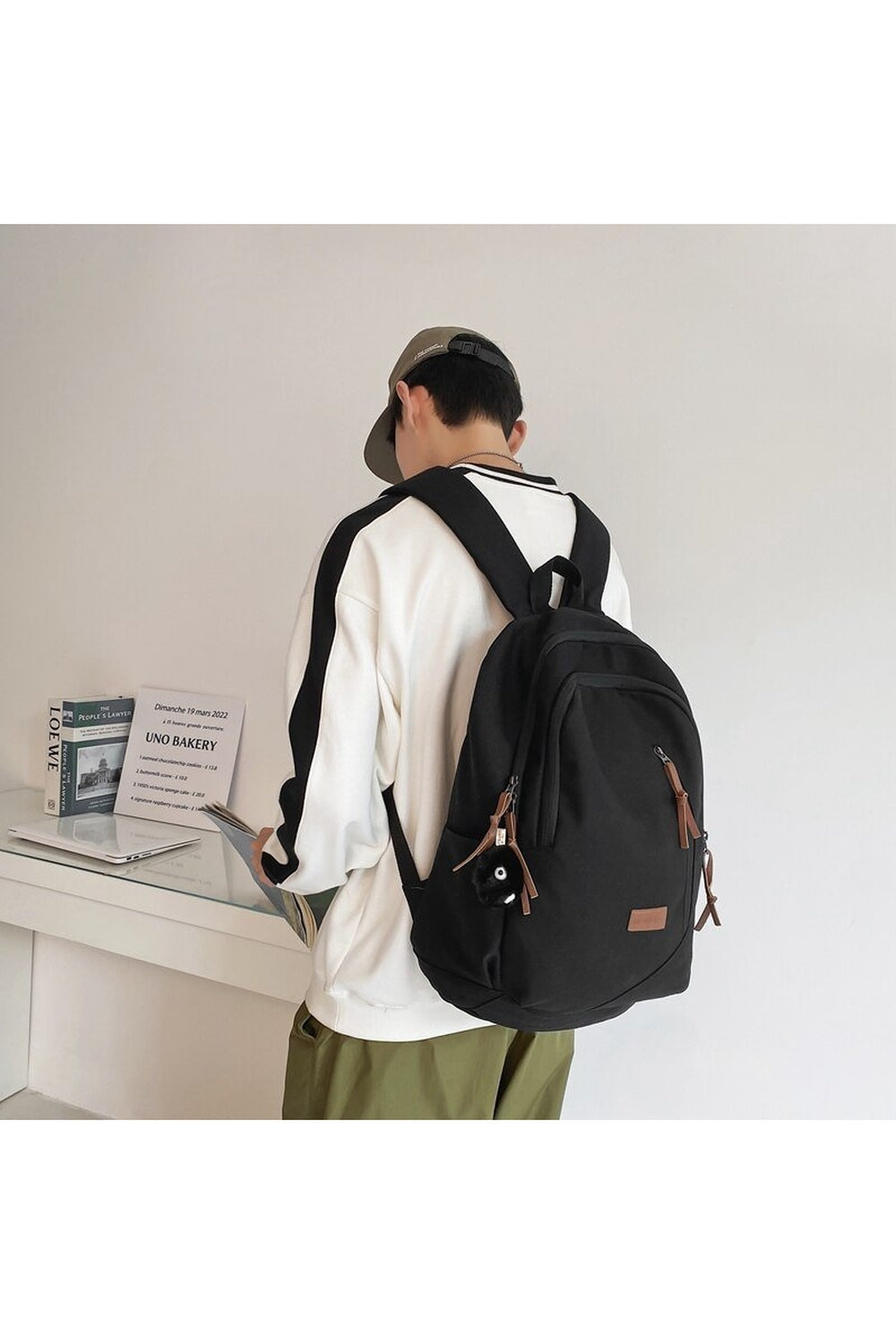 Y2k Multi Pocket Canvas Backpack