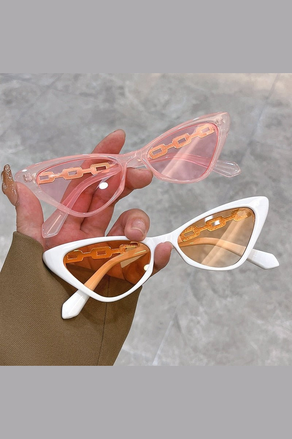 Y2k Multicolor Cat Eye Sunglasses