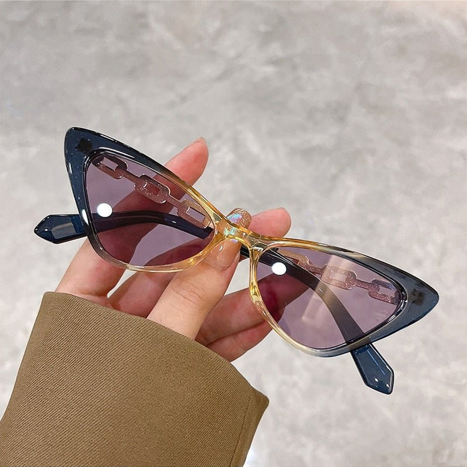 Y2k Multicolor Cat Eye Sunglasses