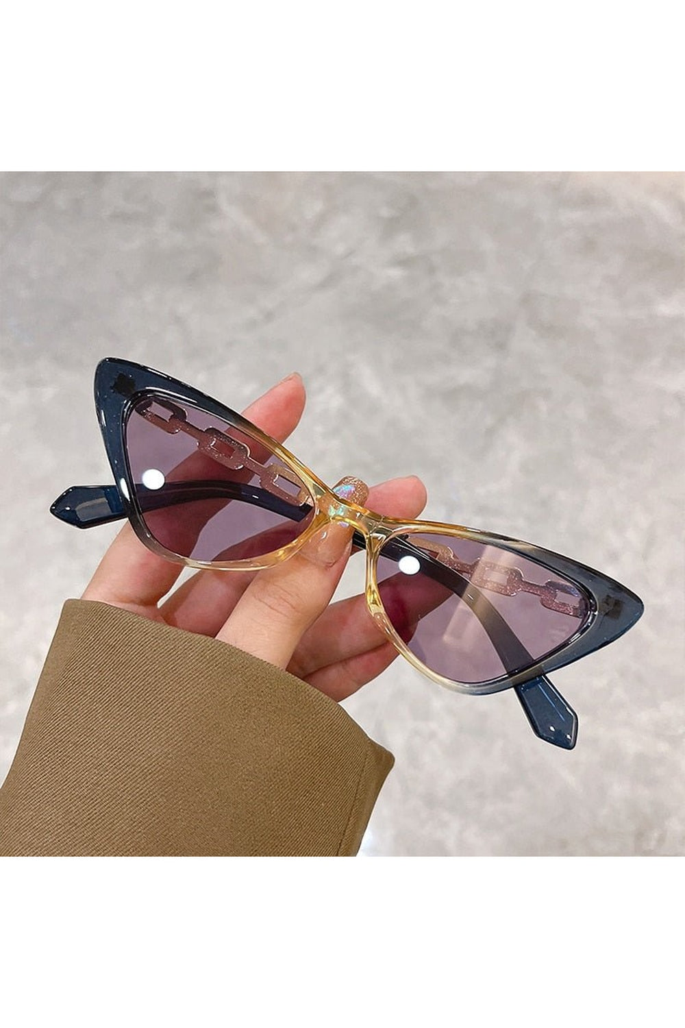 Y2k Multicolor Cat Eye Sunglasses