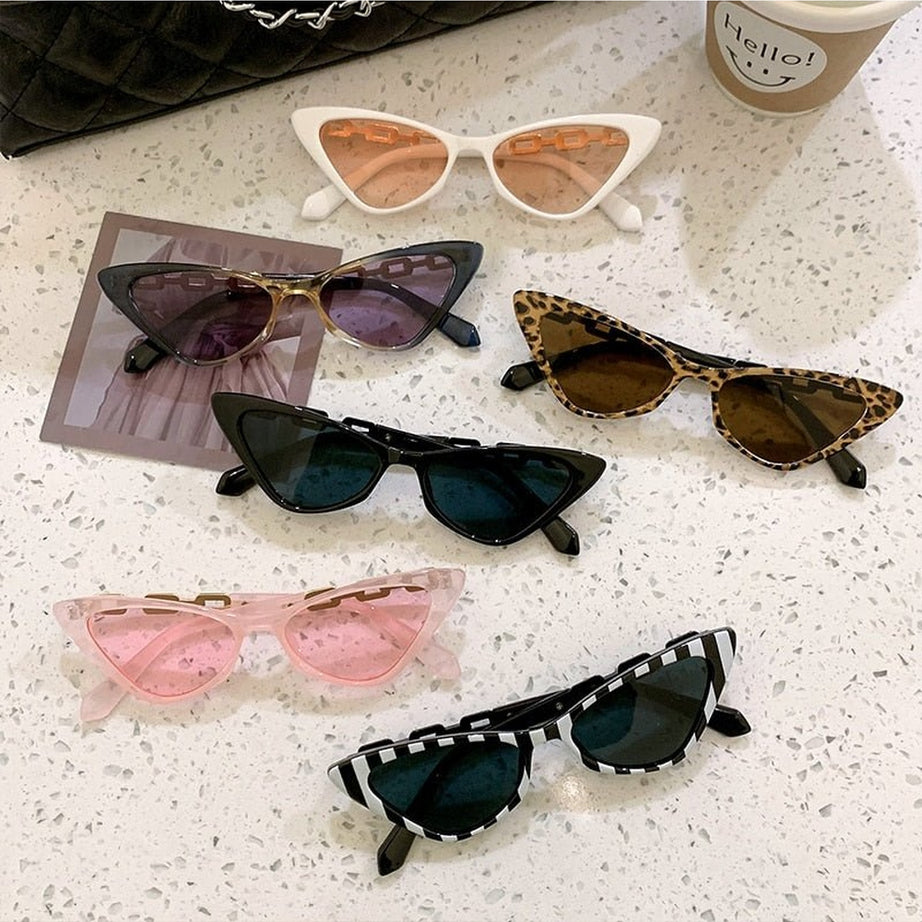 Y2k Multicolor Cat Eye Sunglasses